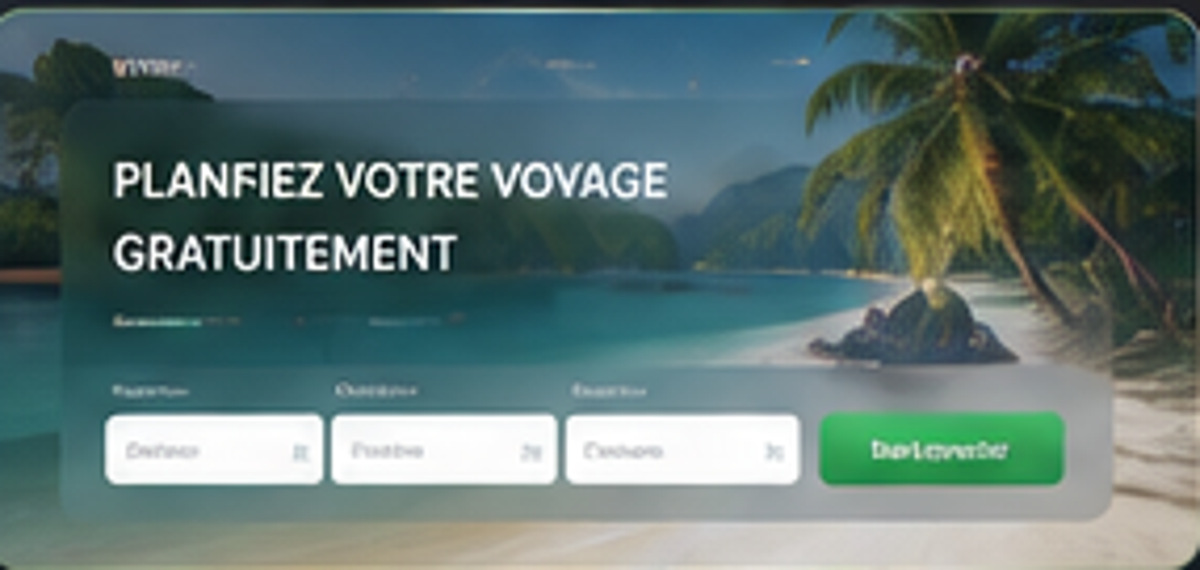 Planifiez votre voyage